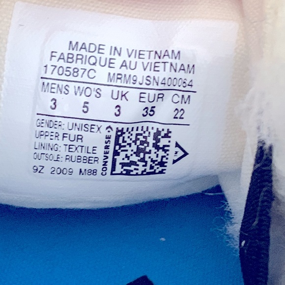 Converse x Ambush Chuck 70 Fuzzy High Navy White - Picture 13 of 14